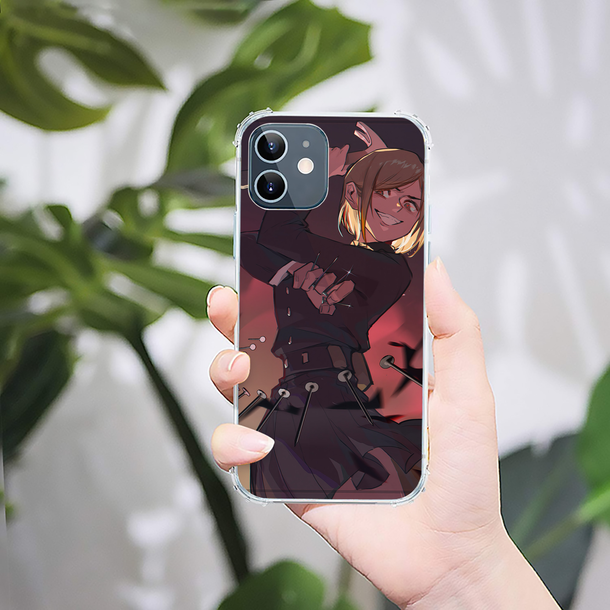 （画像用） 呪術廻戦 Jujutsu Kaisen 【iPhone 12シリーズ対応】透明スマホケース（クリアソフトケース）